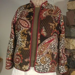 Paisley jacket.